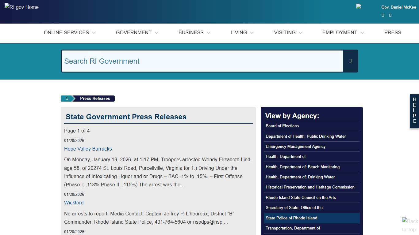 RI.gov: Rhode Island Government